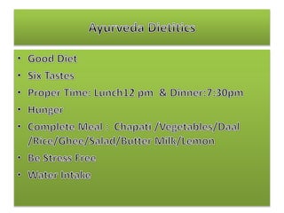 Ayurveda For Wellness,  Fitness, Cure and Way of life . " Ayurvedamitra Wellness Programme With Lifestyle Management .   "