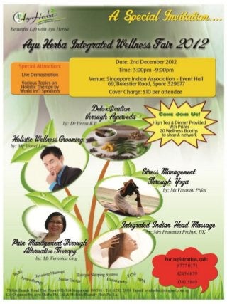 AYU HERBA Integrated WELLness Fair 2012