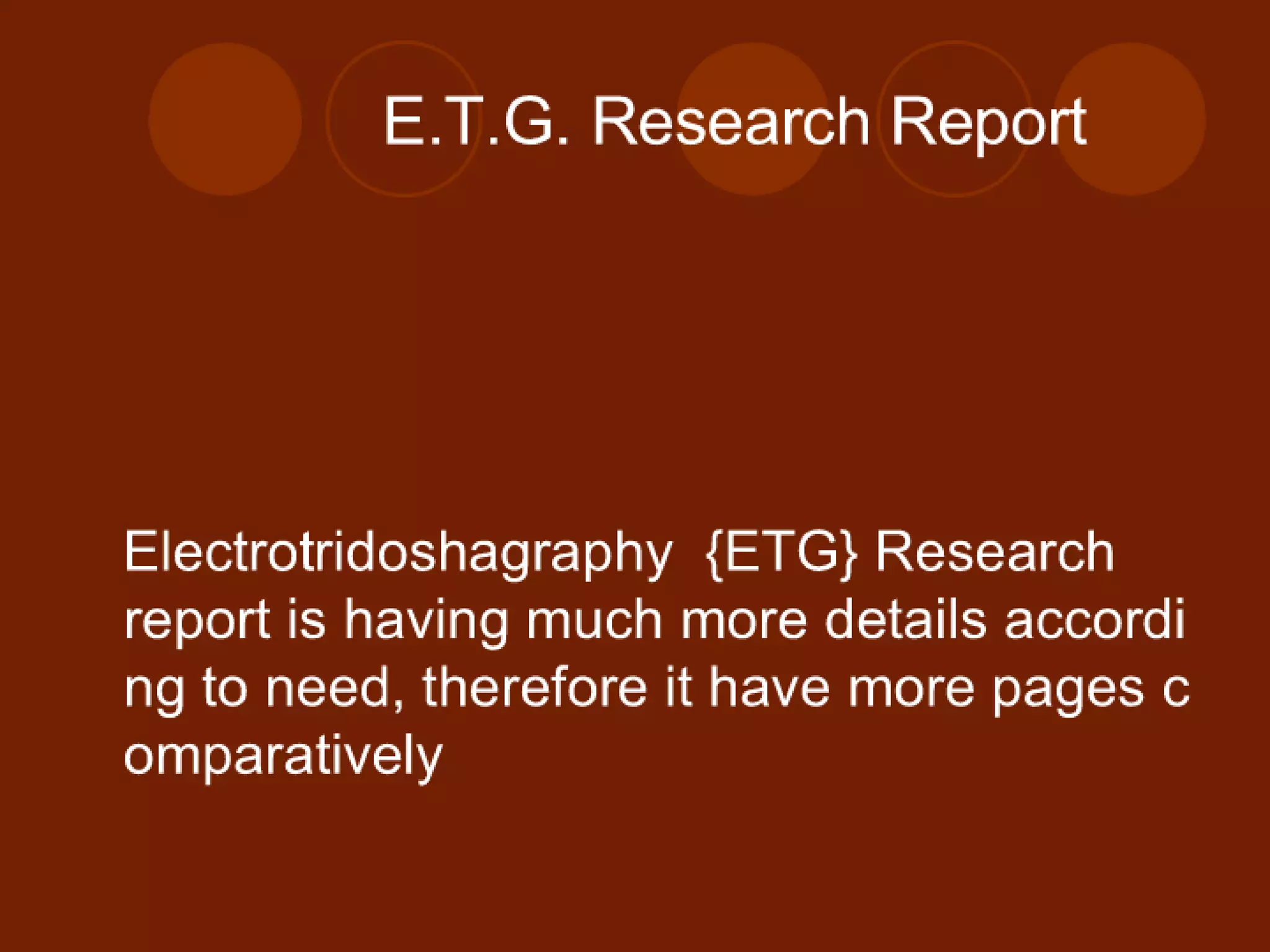 Ayurscan: Electrotridoshagraphy {ETG} Report