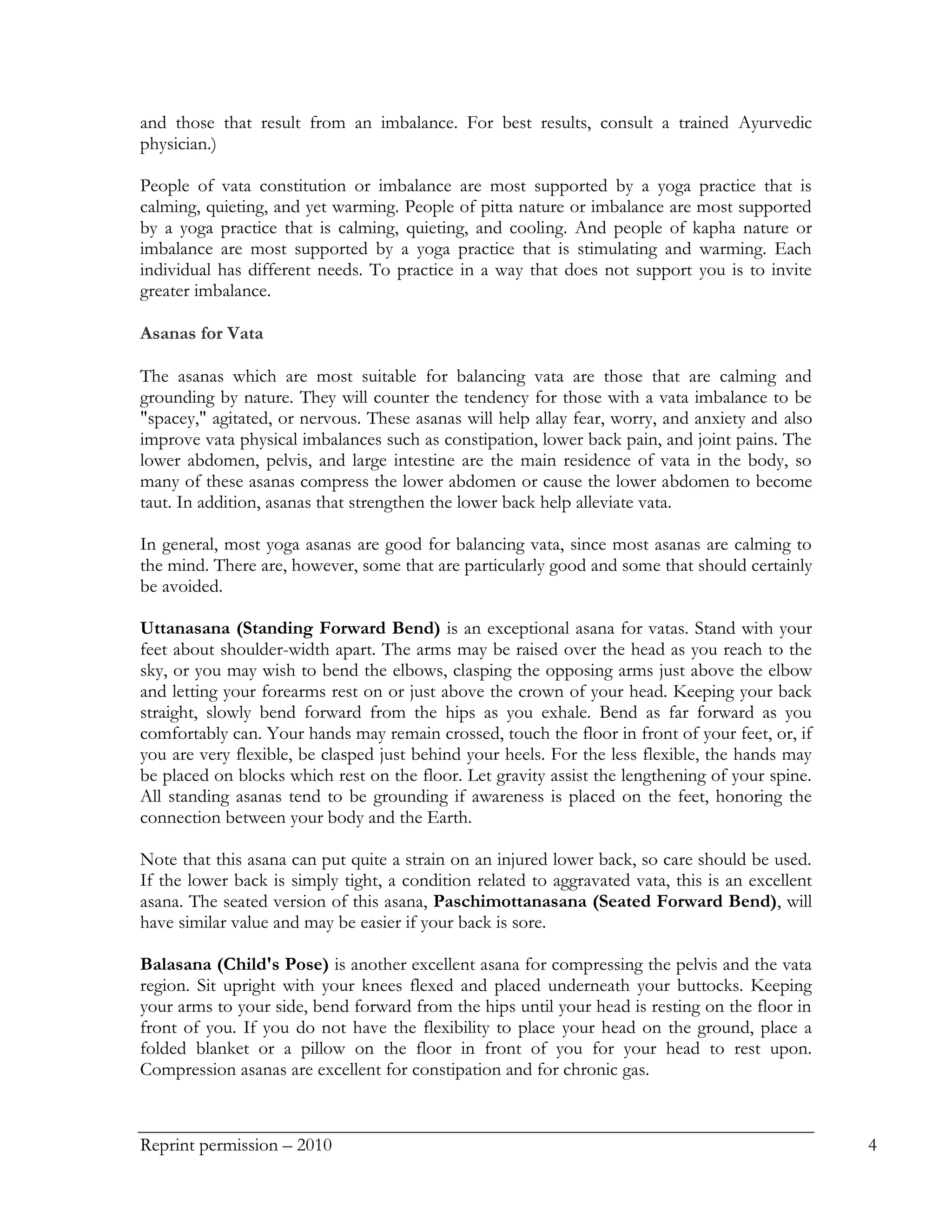 Ayurveda and asana | PDF