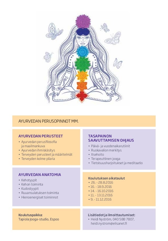 Ayurveda koulutusesite pdf