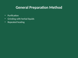 Pharmaceutics and Standardization of Ayurvedic Bhasma: Traditional ...