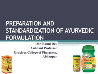 Mr. Rahul Dev
Assistant Professor
Gracious College of Pharmacy,
Abhanpur
 