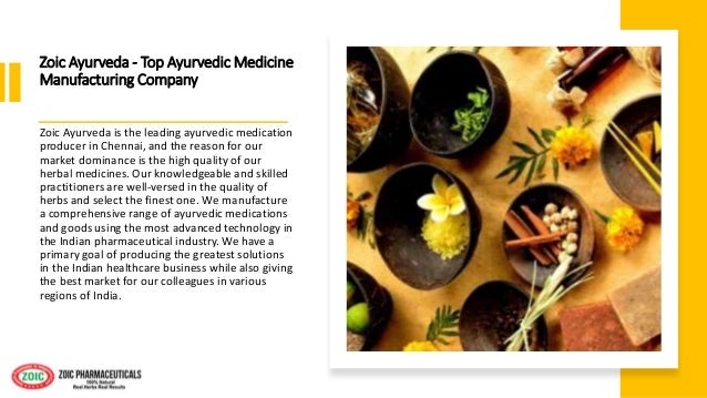 Zoic Ayurveda - Top Ayurvedic Medicine
Manufacturing Company
Zoic Ayurveda is the leading ayurvedic medication
producer in...