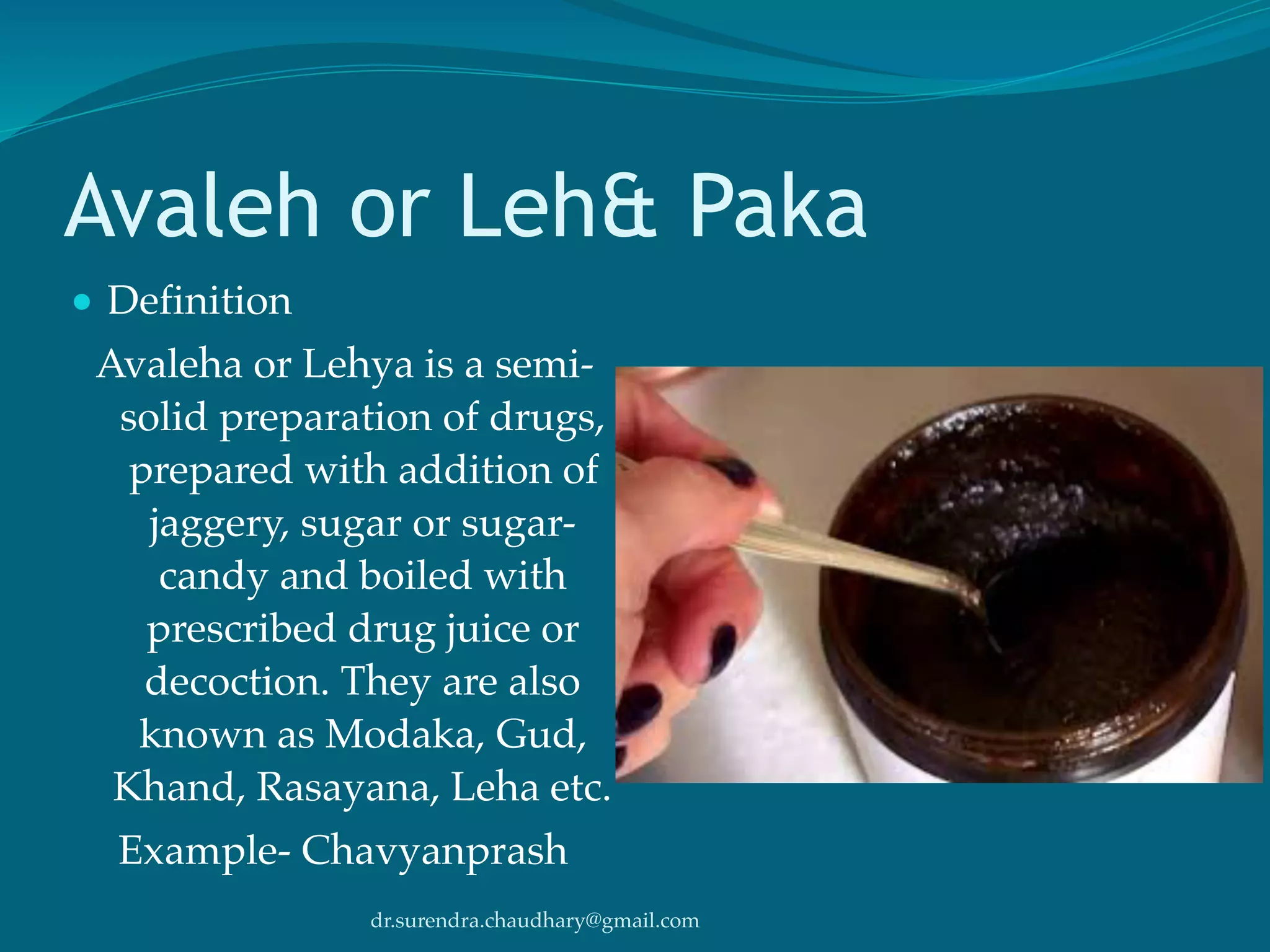 Ayurvedic pharmaceutical forms | PDF
