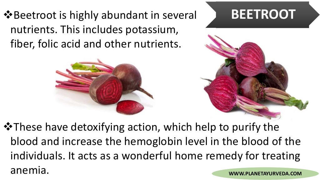 Ayurvedic treatment for anemia Natural Home Remedies