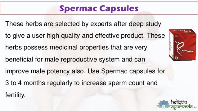 Low sperm count due to medication