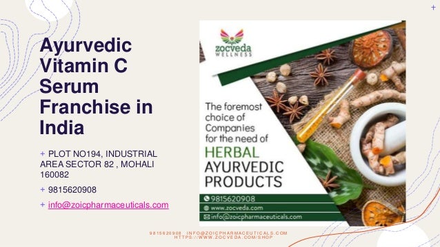 Ayurvedic
Vitamin C
Serum
Franchise in
India
+ PLOT NO194, INDUSTRIAL
AREA SECTOR 82 , MOHALI
160082
+ 9815620908
+ info@z...