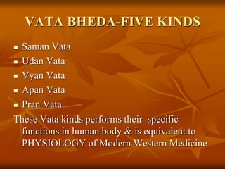 Ayurvrda fundamentals-and-basic-principals- by dr jahir | PPT | Free ...