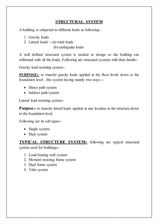 System Level Loads Ayush | DOCX