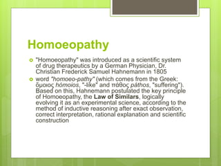 Homoeopathhy Science AYUSH.pptx