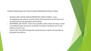 Blood supply of head & neck and periodontal tissues | PPTX