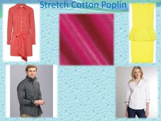 Stretch Cotton Poplin
 