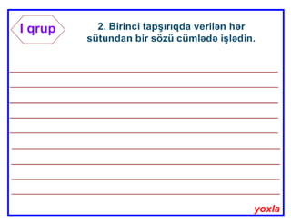 Mürəkkəb sözlər