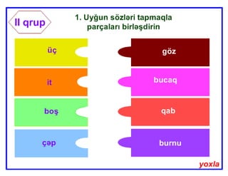Mürəkkəb sözlər