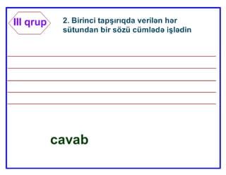 Mürəkkəb sözlər