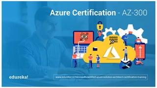 Azure Certification AZ 300 Edureka PPT
