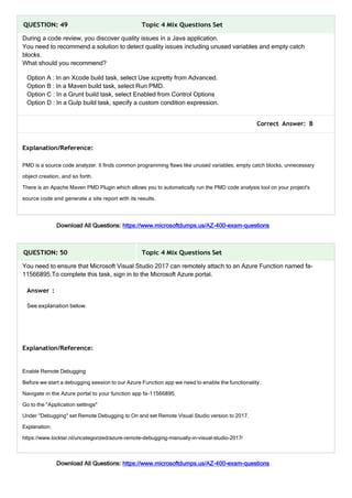 AZ-400 Exam Dumps Online – Proven by Learners Worldwide | PDF