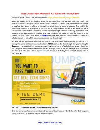 AZ-900 Exam