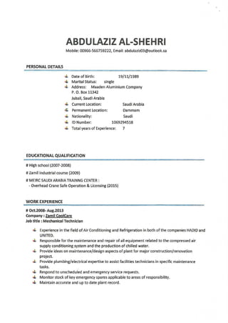 Az cv | PDF