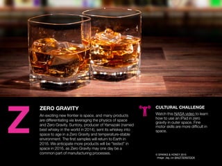 AGENCY OF RELEVANCE
ZERO GRAVITY
An exciting new frontier is space, and many products
are differentiating via leveraging t...