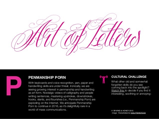 Agency Of Relevance Penmanship Porn - 