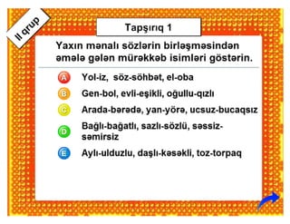 Mürəkkəb isimlər