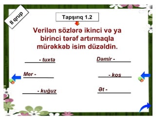 Mürəkkəb isimlər