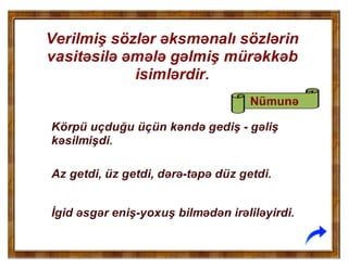 Mürəkkəb isimlər