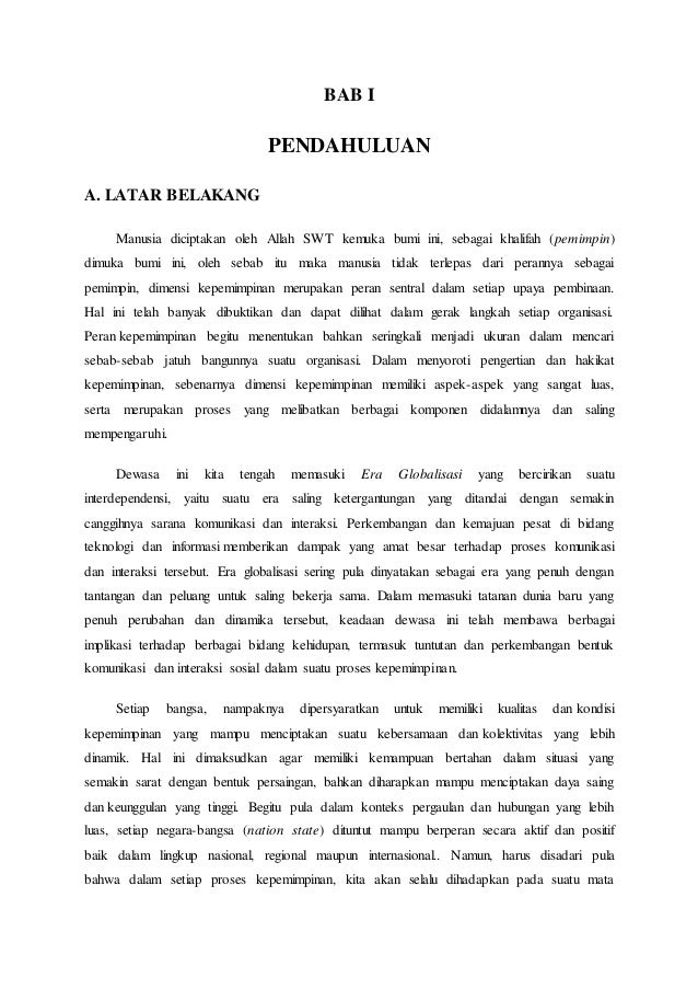 Kepemimpinan Menurut Ajaran Islam