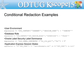 Oracle Data Redaction | PPTX
