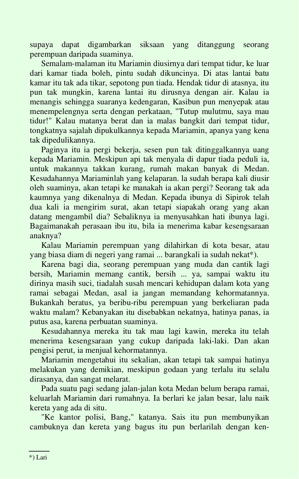 AZAB DAN SENGSARA MERARI SIREGAR