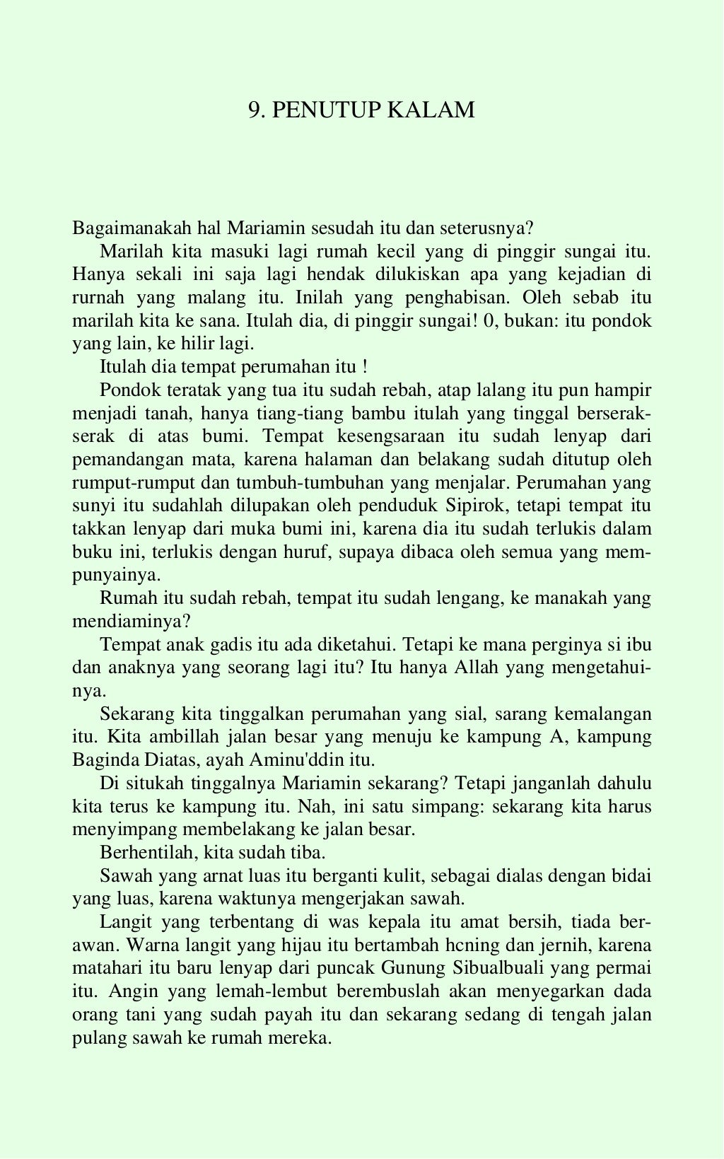 AZAB DAN SENGSARA MERARI SIREGAR