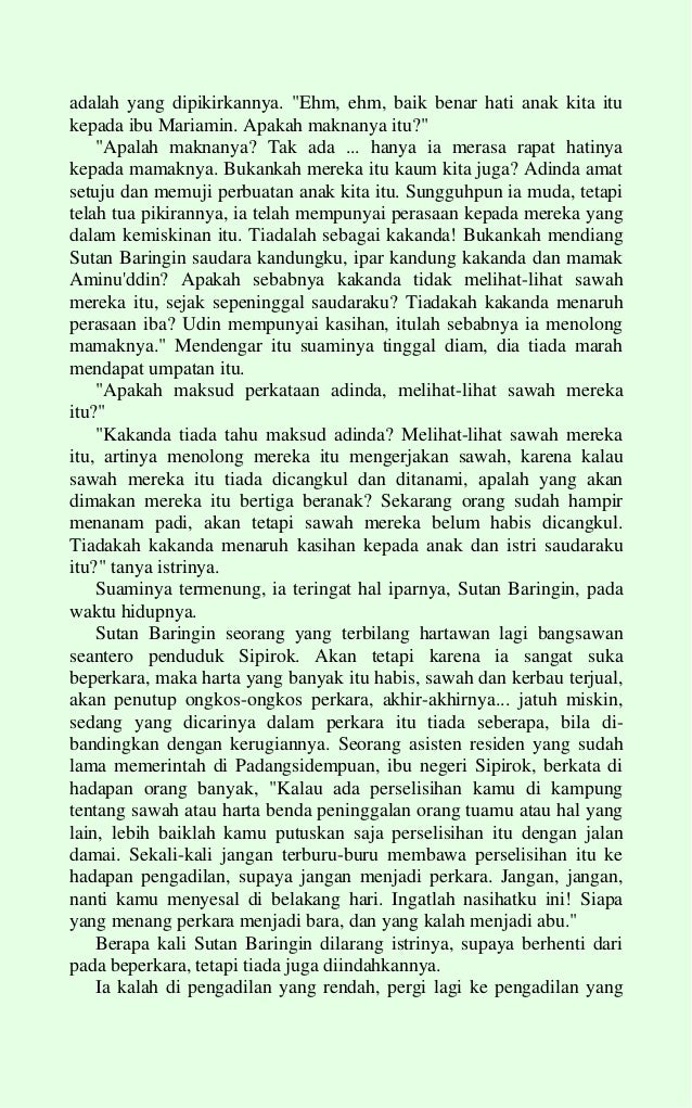 AZAB DAN SENGSARA MERARI SIREGAR