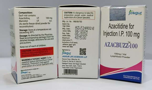 Azacbuzz 100 mg Injection Uses, Dose | Chawla Medicos | PDF