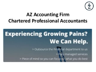 AZ Accounting Firm
Chartered Professional Accountants
 