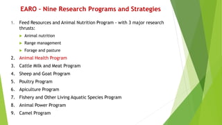 Retrospect and prospects of livestock research and development in Ethiopia