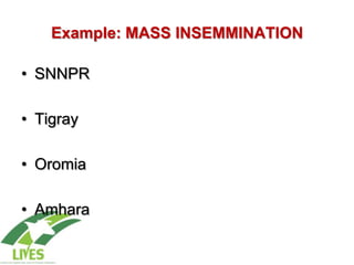 Introduction to Livestock and Irrigation Value Chains for Ethiopian Smallholders (LIVES) Project