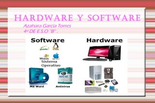 Hardware y Software
Azahara García Torres
4º DE E.S.O ''B'' .
 