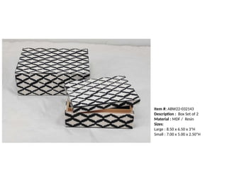 azam boxes handmade of differnet material.pptx