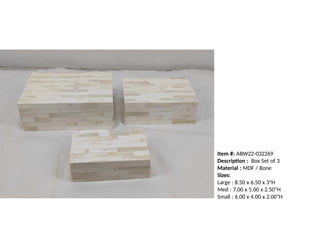 azam boxes handmade of differnet material.pptx