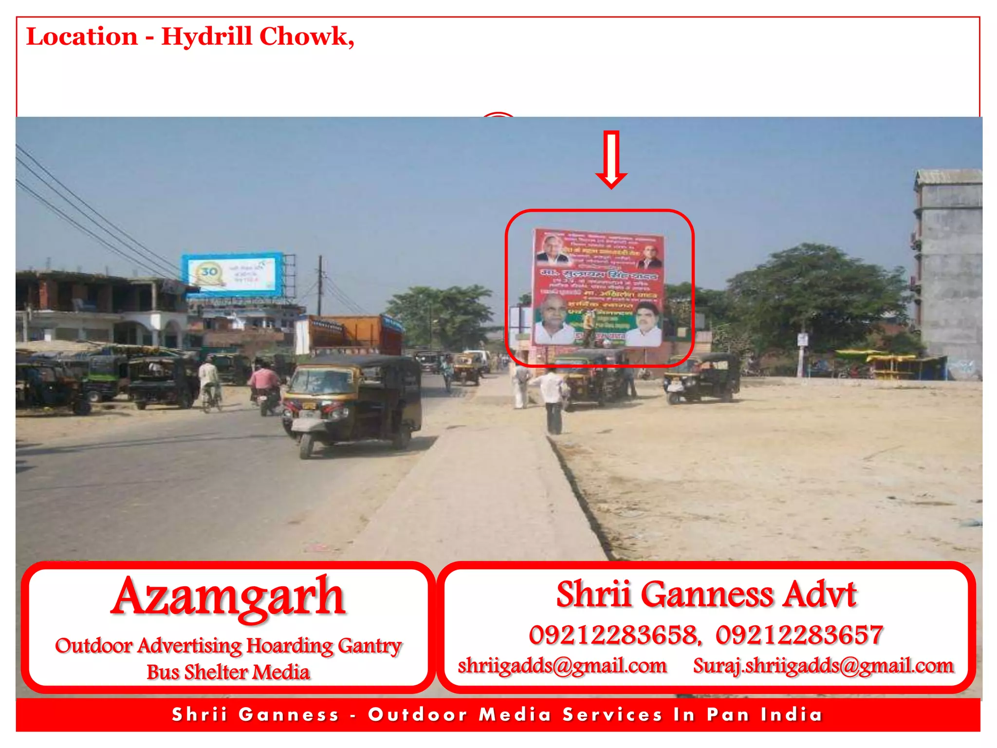 Azamgarh Banda Ballia Mau Outdoor Advertising Advertisement Branding ...