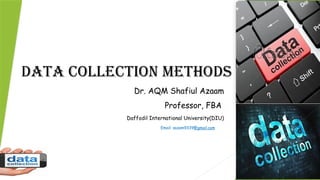 Comprehensive Data Methods Comprehensive Overview of Data Collection Methods in Research | PPTX