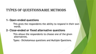 Comprehensive Overview of Data Collection Methods in Research | PPTX