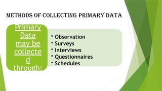 Comprehensive Overview of Data Collection Methods in Research | PPTX