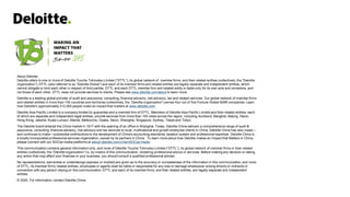 Deloitte presentation for consulting case | PDF