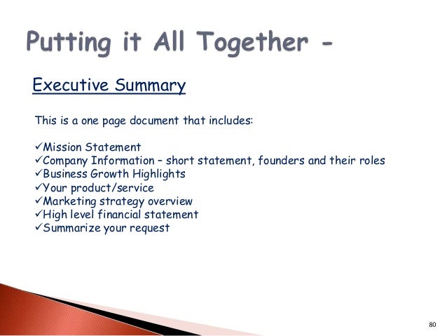 Help putting a business plan together