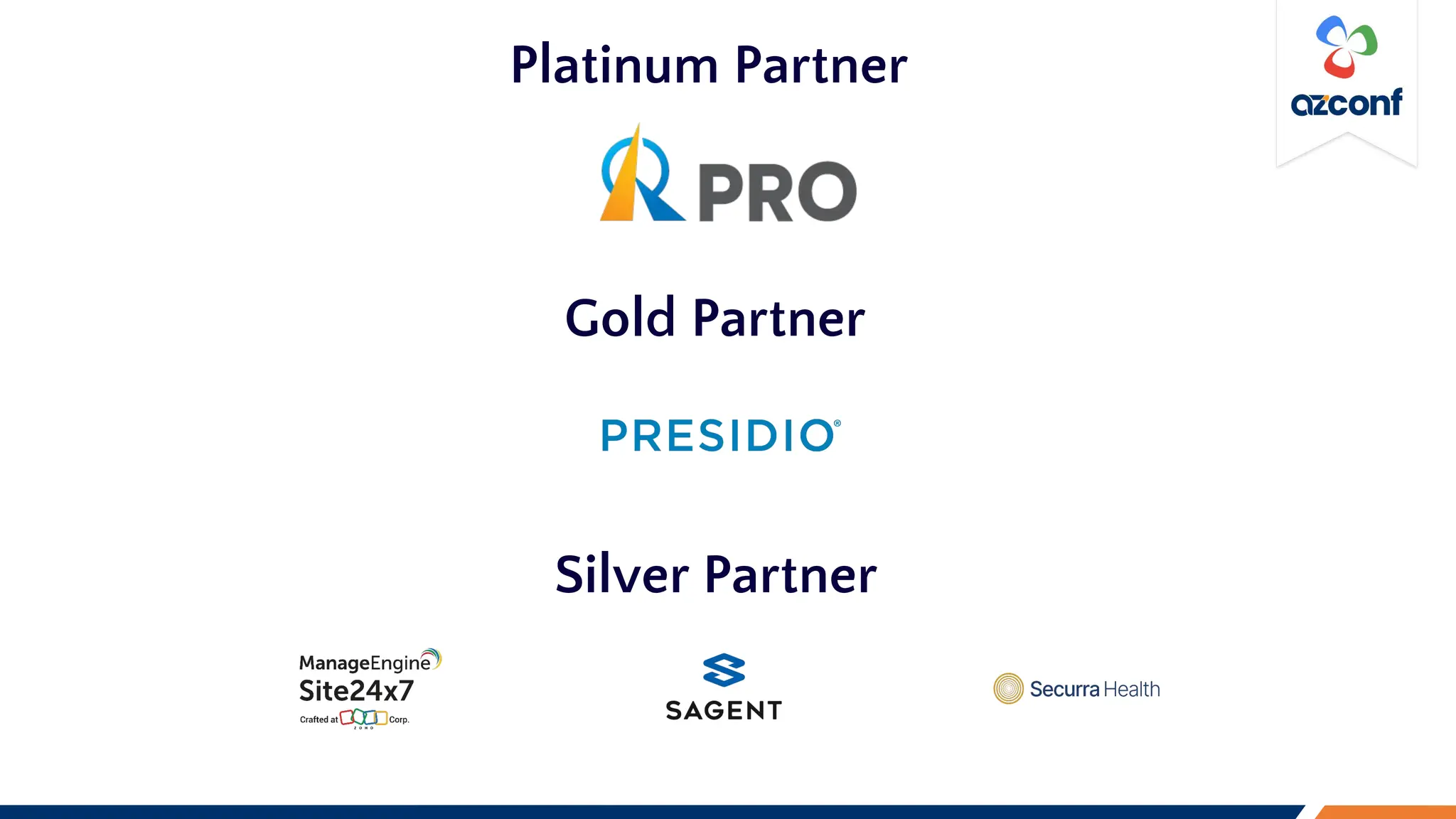 Platinum Partner
Gold Partner
Silver Partner
 