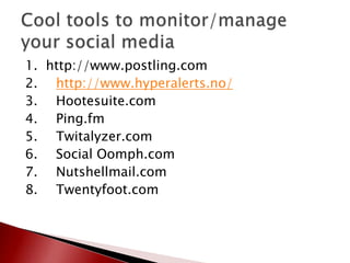 4.  The truth about social media<br />
