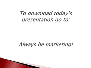 Free Download:  101 Marketing Ideas<br />Freebies	<br />
